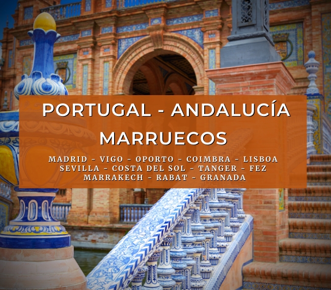 PORTUGAL, ANDALUCIA & MARRUECOS - SALIDA GRUPAL - 19 DE MARZO 2024 