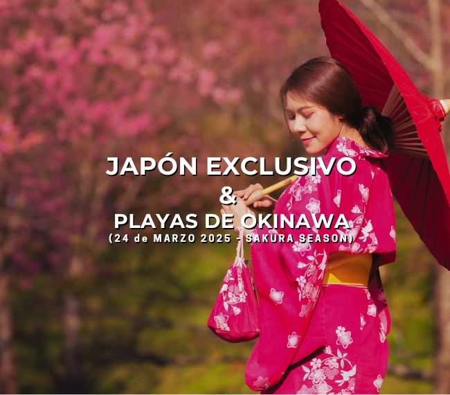 JAPN EXCLUSIVO & PLAYAS DE OKINAWA - Salida Exclusiva Acompaada 24 Marzo 2025 - 22 dias/19 noches